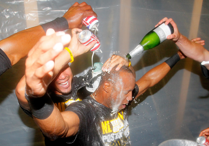 Illustration for article titled The Pirates' Locker-Room Celebration Looks Like So Much Fun
